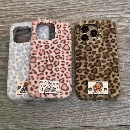网红同款gt7/v50s/gt3毛绒gt2/V30豹纹v60s/OPPO真我gtneo6se手机壳v70软realme15pro+/12/10s少女V13v11猫咪