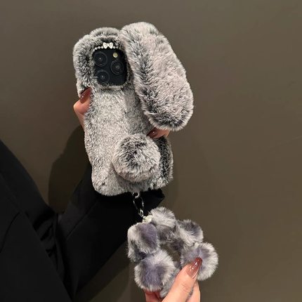 A5X抖音同款oppoA3pro/a3X/A2m兔耳朵k12/A58x手机壳OPPOFindx9/8/7毛绒OPPO Reno14pro+/13/12/11少女A6软A5