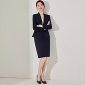 商务正装 艾尚臣高端职业套装 气质面试西装 新款 前台工作服秋 女时尚