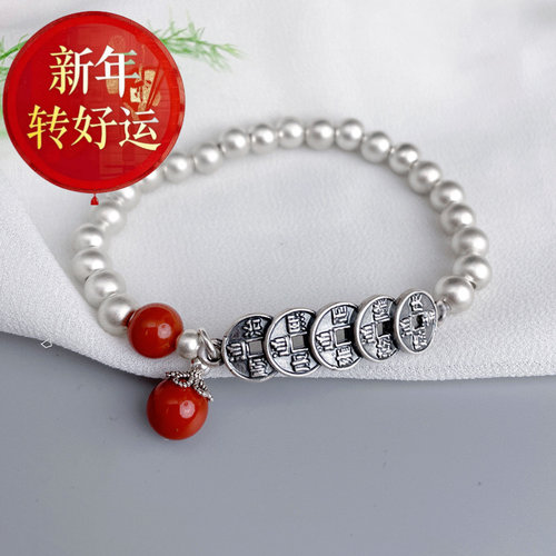 原创设计大气轻奢纯银手串女时尚