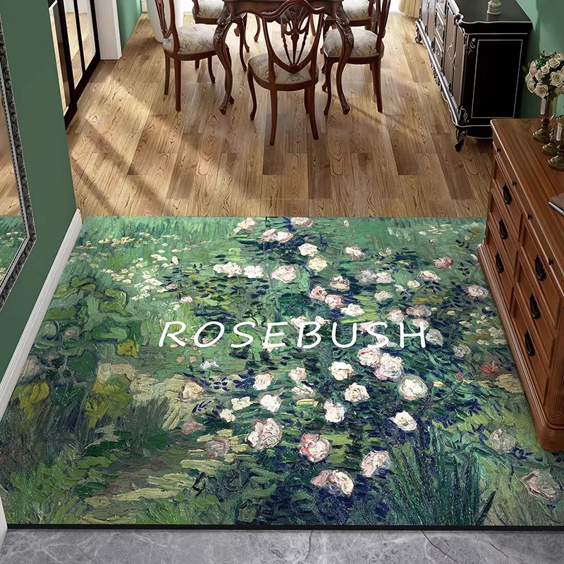 【法式复古】轻奢皮革地垫