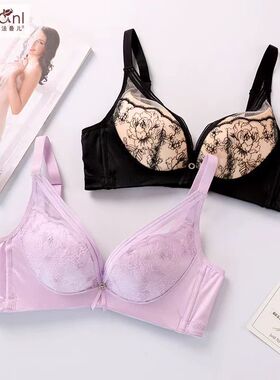 法曼儿专柜正品女士聚拢无钢圈收副乳文胸薄款调整型内衣女188053