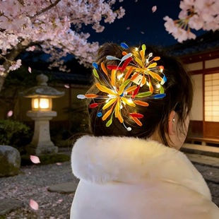 2026新年布置装饰扭扭棒烟火马年过年拍照生日发光氛围感道具佰1