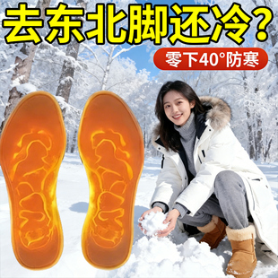 东北防寒装 垫哈尔滨雪乡旅游保暖暖足贴女士玖1 备极寒专用发热鞋