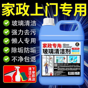 玻璃清洁剂家用擦窗保洁专用擦玻璃水强力去污除垢防冷凝水神器#