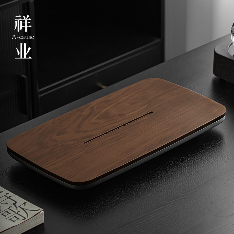 2026新款竹制茶盘轻奢高级感储排两用沥水干泡台简约功夫茶具托盘