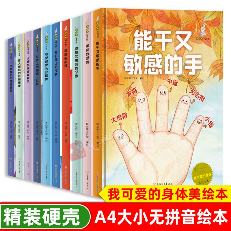 精装我可爱的身体绘本暖心