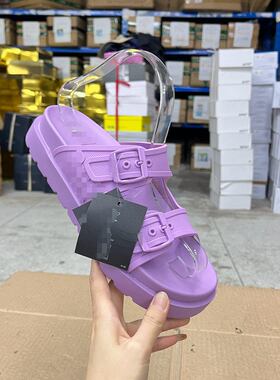 红糖果色个性时尚新款圆头外穿
