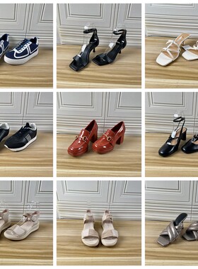 外贸原单35码女鞋杂款独码福利特卖款小码圆头粗跟凉鞋休闲运动鞋