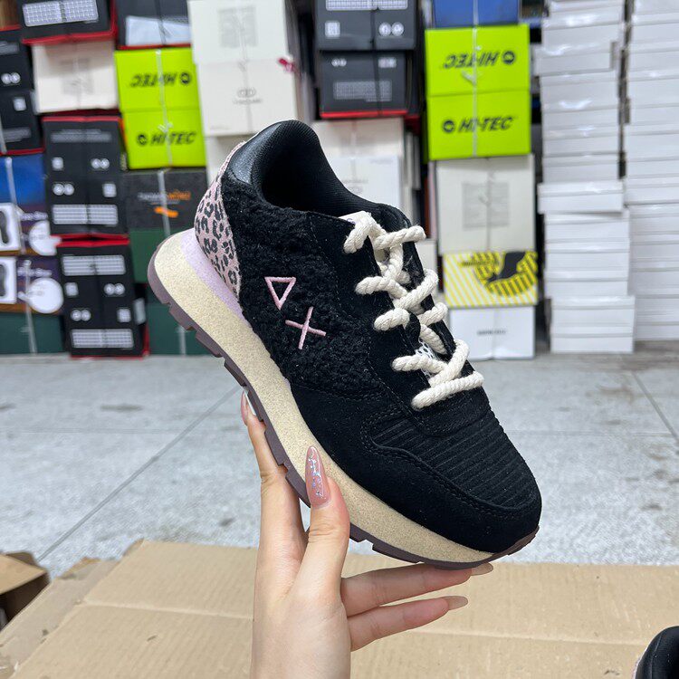 外贸原单真皮微瑕拼色运动老爹鞋