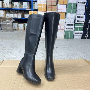 气质百搭女靴子日常外穿 新款 Lady Shoes外贸原单粗跟长靴简约时尚