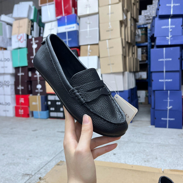 休闲圆头纯色平底时装单鞋乐福鞋