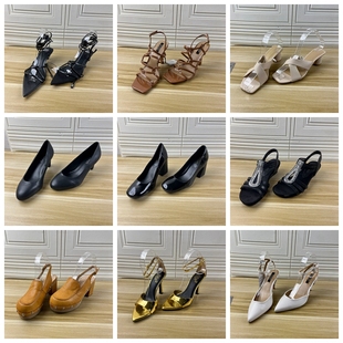 Lady Shoes外贸原单38码孤品单鞋简约时尚新款37.5码孤品捡漏凉鞋