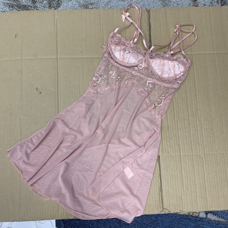 火辣诱惑睡裙内衣纯欲小胸吊带睡衣网纱聚拢性感情趣战袍