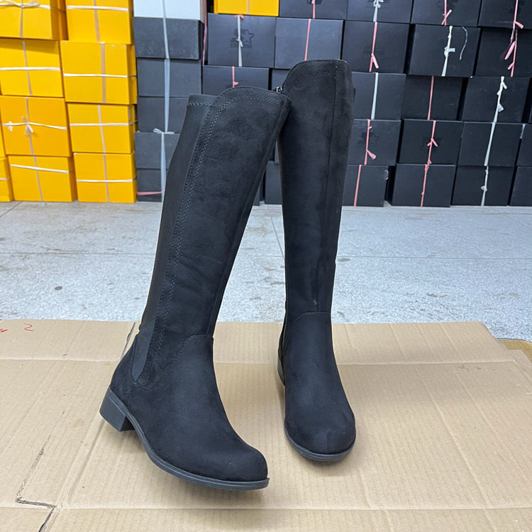 新款侧拉链舒适百搭日常女款靴子