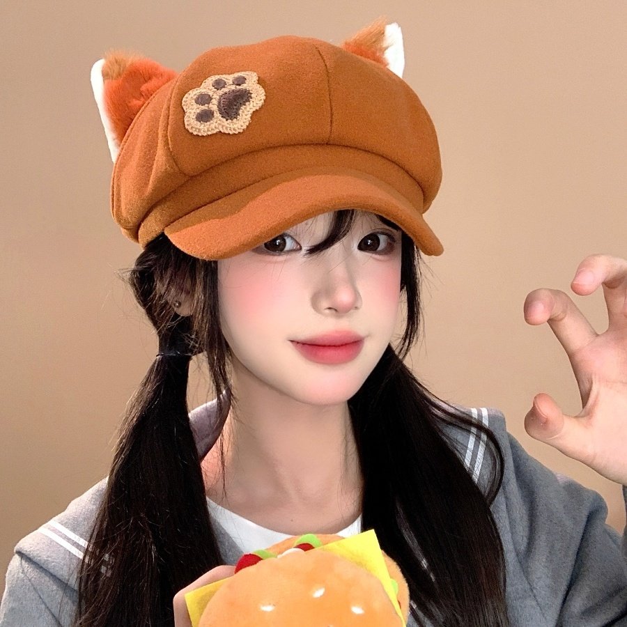 朱迪兔尼克狐耳朵cos八角帽男女