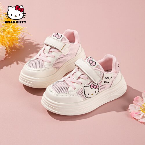 hellokitty女童板鞋夏季网面透气