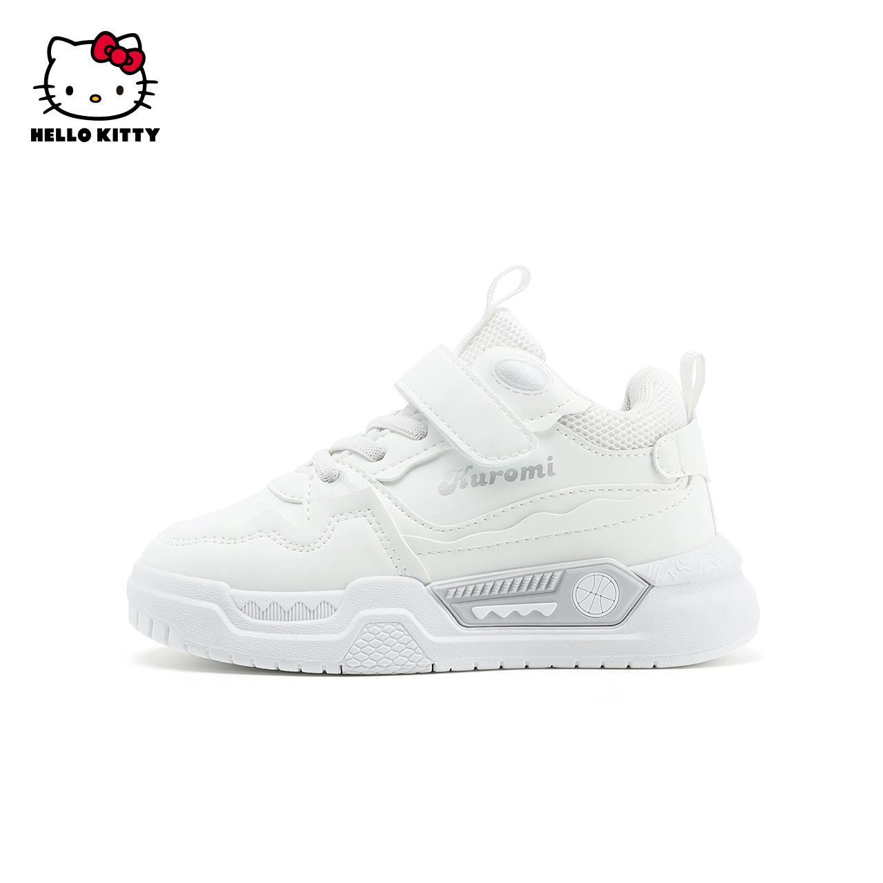 hellokitty库洛米女童鞋春秋新款儿童小白鞋女童运动鞋中大童