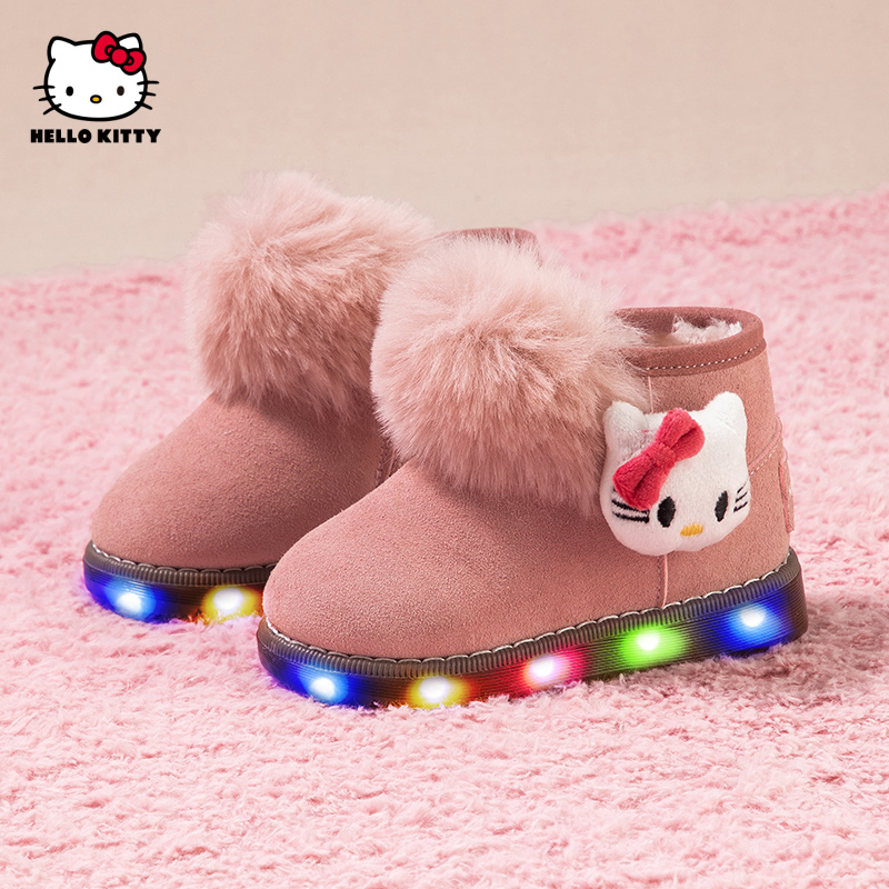 HelloKitty童鞋2025冬季儿童棉靴