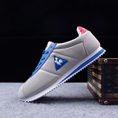 轻便百搭跑步休闲鞋 夏季 情侣女板鞋 男鞋 潮流大公鸡运动真皮阿甘鞋