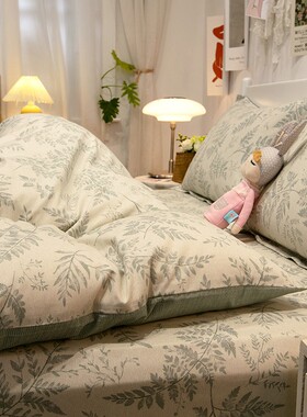 纯棉被套1.5单件180x200x230cm全棉1米8x2米1.8被罩7x7可定做尺寸