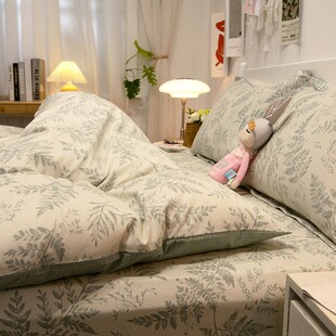 纯棉被套1.5单件180x200x230cm全棉1米8x2米1.8被罩7x7可定做尺寸