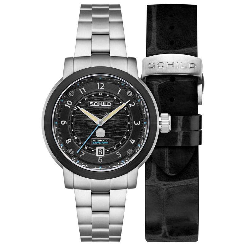 代购BULOVA宝路华男士腕表日期计时防水夜光钢带金属黑色自动