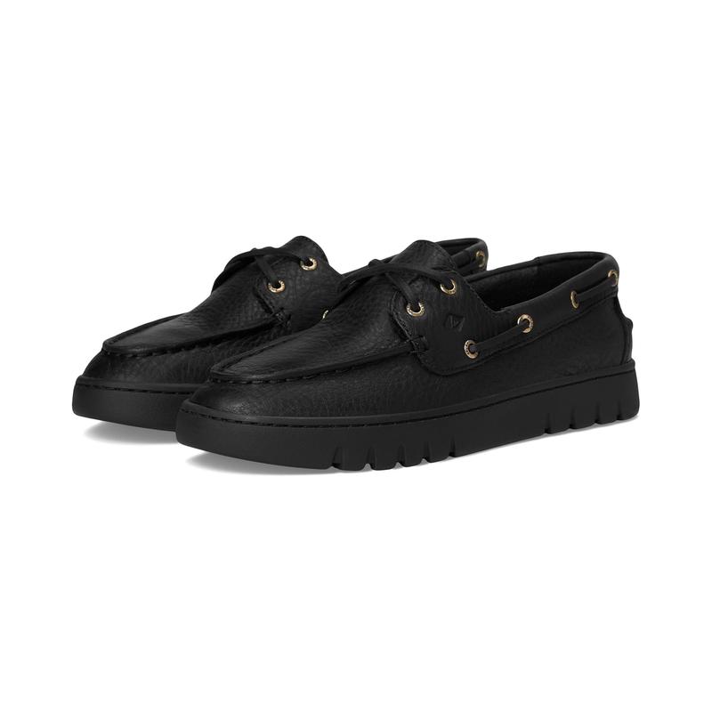 代购SPERRY女士船鞋透气舒适脚床防滑轻便皮革鞋面 moc toe