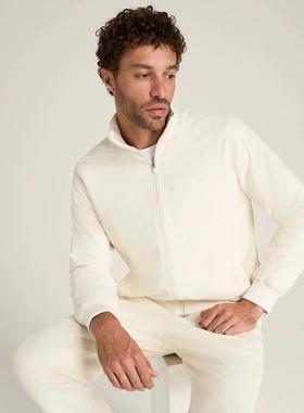 代购wilson Warm Up 威尔胜男士网球服休闲运动夹克简约白色