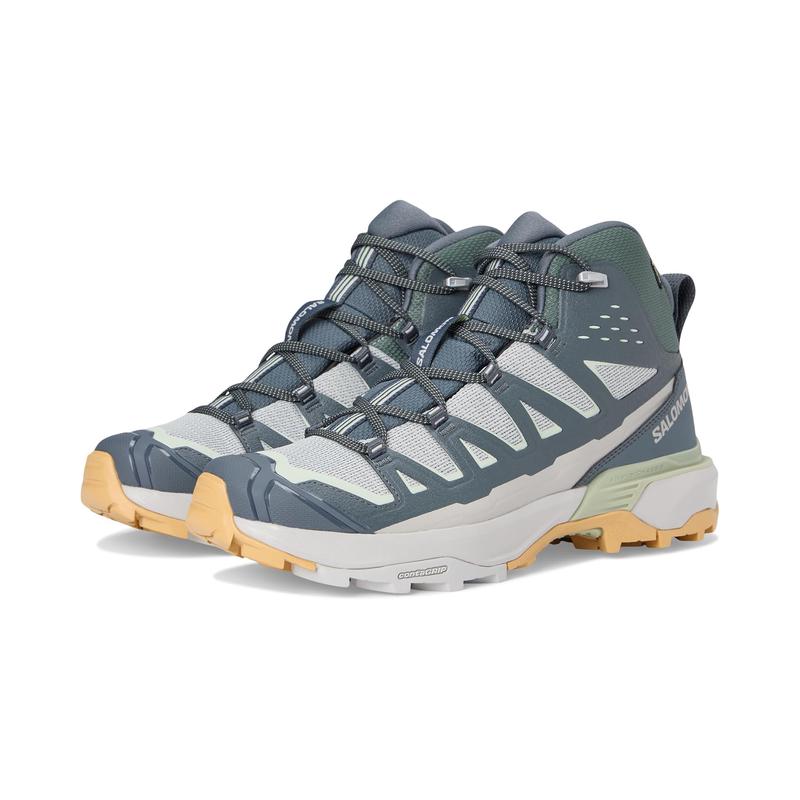 代购SALOMON萨洛蒙男士徒步鞋防水防滑保暖登山鞋中帮系带