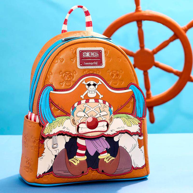 代购Loungefly 海贼王 Cosplay迷你双肩背包动漫主题轻便路飞背
