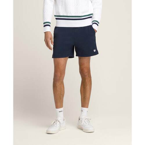 代购Wilson男士网球短裤速干透气防泼水可调节腰围带储物口袋