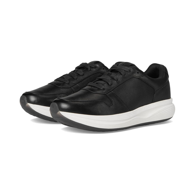 代购Rockport乐步男士休闲鞋透气吸汗轻便缓震圆头系带皮革鞋面