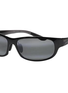 日本代购MauiJim男女太阳眼镜防眩光护目偏光镜黑色框户外出行