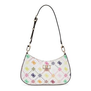 代购 GUESS女士单肩包顶部拉链闭合可调节肩带内卡槽设计