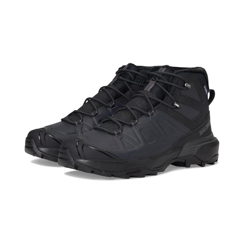 代购SALOMON萨洛蒙男士徒步鞋防水保暖防滑登山鞋中帮系带