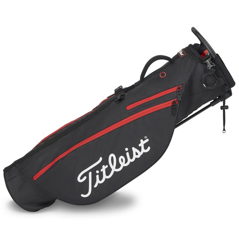 Titleist轻便高尔夫杆包三开顶双肩带多口袋耐用设计