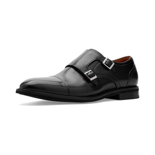 Boswell Cap Toe Double Monk Strap