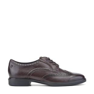 海外代购Rockport/乐步男士休闲皮鞋复古雕花经典英伦系带布洛克