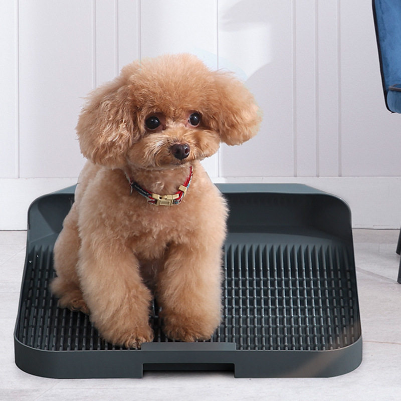 宠物狗厕所狗狗用品小号简约平板泰迪狗尿屎盆便盆小型中型犬冲水