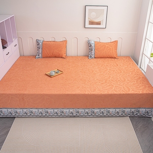 雪尼尔四季通用防滑榻榻米床盖东北农村土炕炕盖家用卧室炕垫定制