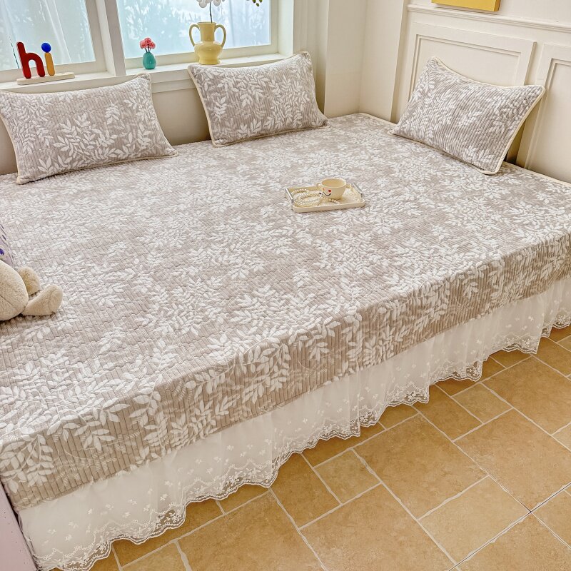 定制冬季加厚牛奶绒炕盖可做拉链拆洗东北3m大尺寸炕单榻榻米床盖