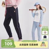 子儿童宽松运动裤 暇步士童装 中大童宝宝休闲裤 春秋新品 女童长裤