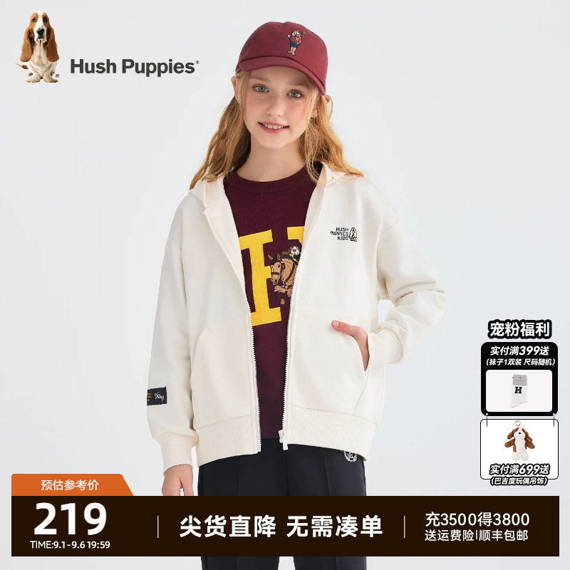 暇步士女童针织外套儿童帽衫图片