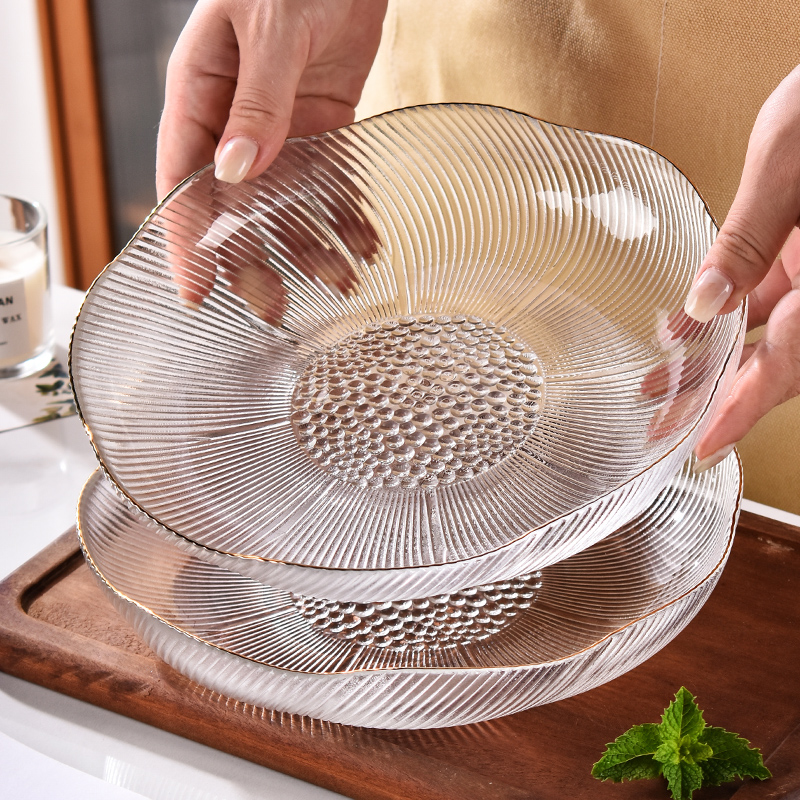 轻奢高档玻璃水果盘高颜值北欧风