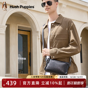 新年礼物暇步士男包真皮斜挎包头层牛皮单肩包时尚 休闲商务手拿包