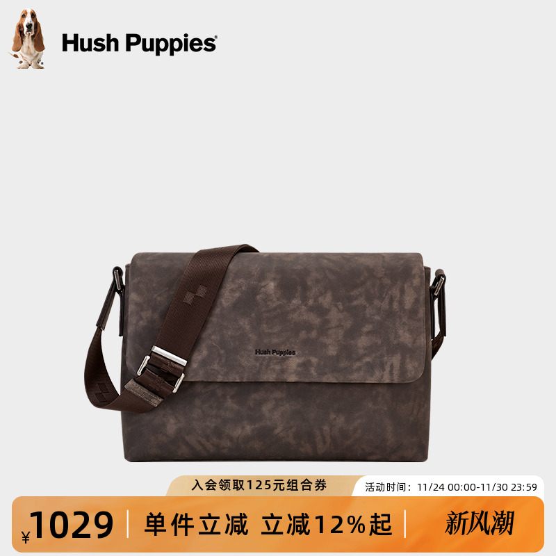 暇步士单肩包复古通勤斜挎包