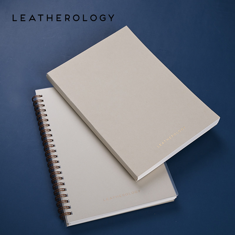 LEATHEROLOGY双螺旋线圈本笔记本记事本A5记录本A5装订本内芯本
