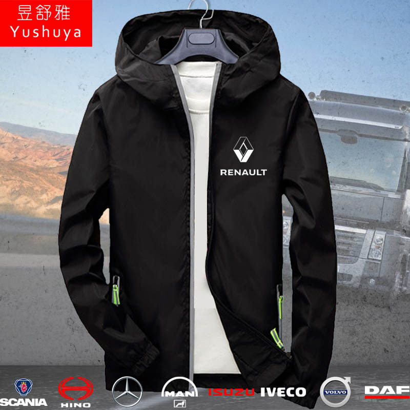 重卡斯堪尼亚沃尔沃奔驰德国曼MAN达夫车队可定制外套男连帽夹克