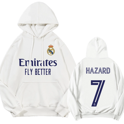 皇马足球迷薄款加绒衣服